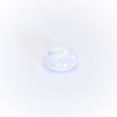a white oplite stone on a white background