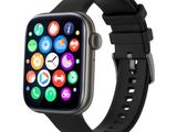 an image of a smart watch with a black band
