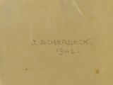 a picture of a picture of a vase with a name written on it