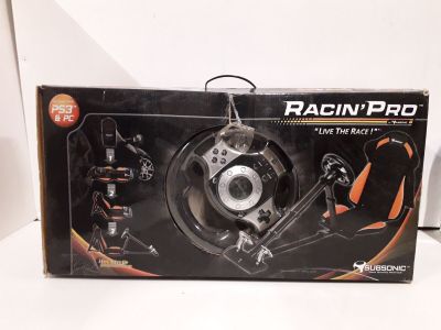 Volant et fauteuil racing pro subsonic PS3 et PC neuf dans s…
