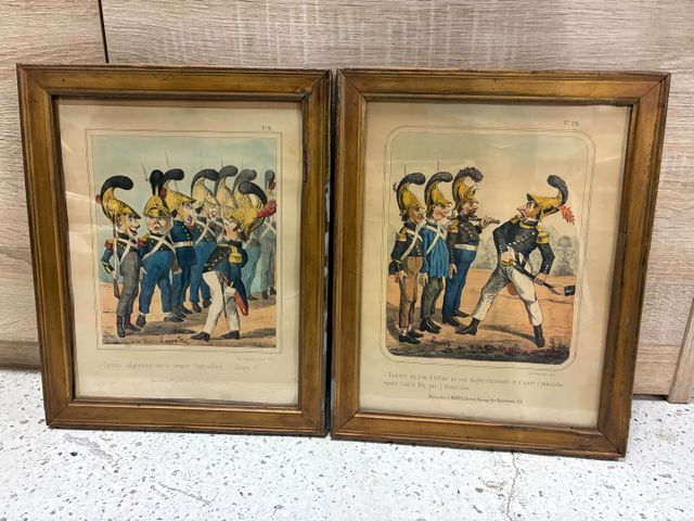 GRAVURES. Edmond LAVRATE (1829-1888) d’après, « Tertous. Aligneme...