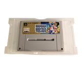 a nintendo game in a plastic case on a white surface