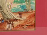 a picture of a picture of a painting on a wall