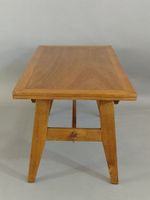 René GABRIEL (1890-1950). Table rectangulaire en chêne repos… (photo 4)