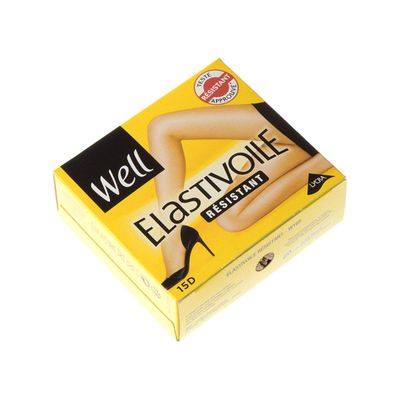 WELL - Collant Elastivoile Résistant - 15D - Taille 1 - Colo…