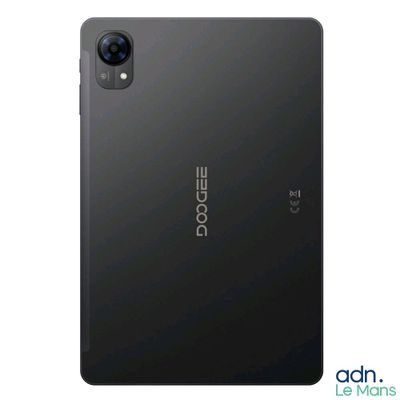 the back of a black phone with a camera attached to it