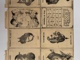 un vieux livre couvert de dessins, posé sur une table