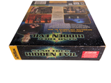 a box with a picture of a movie set inside of it