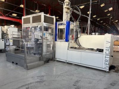 1 presse à injecter verticale BATTENFELD VERTICAL V150/400V-…