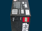 a box that has a lego star wars logo on it