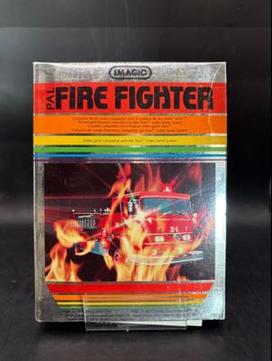 an image of a fire fighter book sitting on top of a table