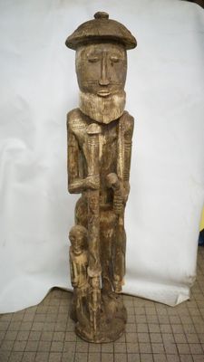 MALI : sujet "L'homme aveugle avec enfant qui le guide" suje… - Photo 1