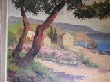 a picture of a painting on the wall of a house
