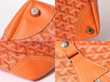 two photos of a pair of shoes and a purse on a white surface