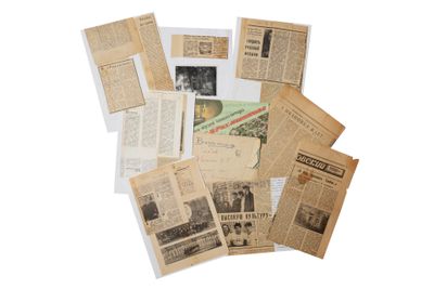 Archive de journaux et de coupures relatives à Rachmaninov e…