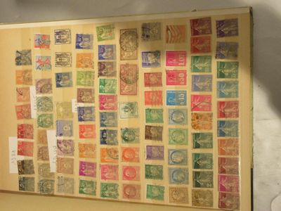 ALBUM DE TIMBRES FRANCE OBLITERES - TOUTES PERIODES (d…