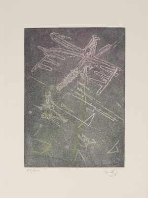 une image représentant un dessin d'avion sur une feuille de papier