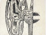 un dessin en noir et blanc représentant une paire de ciseaux sur une feuille de papier