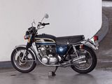 a motorcycle that is parked in a parking garage