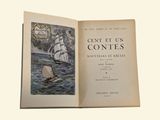 a book with a picture of a boat in the water