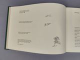 an open book with a picture of a man on it