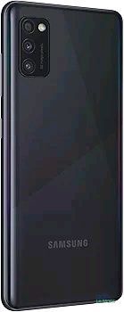 the back of a black samsung galaxy note 10 lite phone