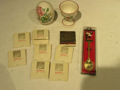 many cards and a tea cup on the table