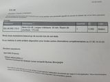 a piece of paper that has been placed on a table