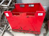Container mobile métallique rouge AB type BTC 000 L