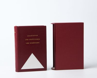 ESCHYLE. L'Orestie. Traduction d'Alexis Pierron avec une pré…