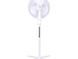 an image of a white fan on a stand with a white base