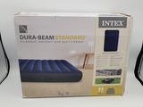 intex dura - beam standard air mattress with built in pump
