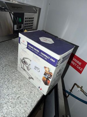 a box that is sitting on a counter in a kitchen