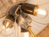 a light that is on in the ceiling of a room