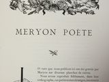 an open book with a drawing of flowers on it