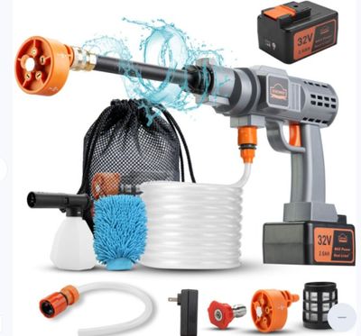 Nettoyeur Haute Pression sur Batterie DEWINNER DE-T2526, 32V…