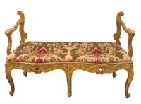 Paire d'élégants bancs « Roma », style Louis XV, milieu du X… (photo 6)