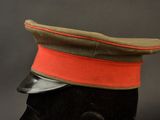 an image of a military hat on a mannequin head