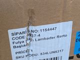 a cardboard box that has a label on it