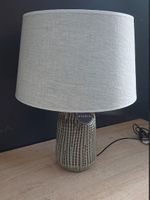 Lampe à poser en céramique et abat jour en lin beige- retour… (photo 3)