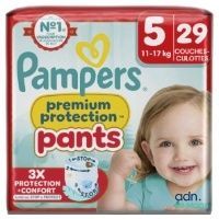 Culottes-couches Pampers Premium Protection, taille 5 - 9 kg