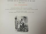 the front cover of a book with a drawing of a man and a woman