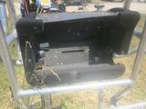 an image of a close up of a seat in the back of a vehicle