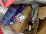 a box full of items that are sitting on a table