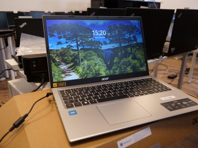 a laptop that is sitting on a table in a room