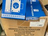two boxes of blue and white electronic devices are stacked on top of each other