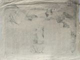 a piece of paper with a drawing on it on a table