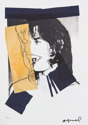 une image représentant un collage d'une femme avec un morceau de papier jaune