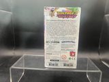 a box of nintendo wii games on display in a display case