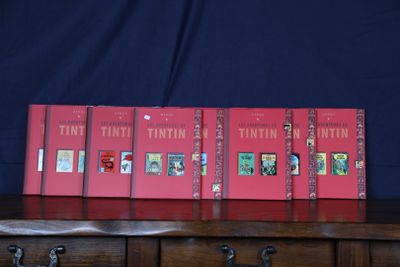 TINTIN Ensemble de 12 albums doubles de BD - Photo 1